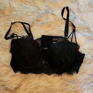 Frederick's of Hollywood lace balconette bra